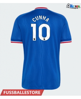 Günstige Manchester United Matheus Cunha #10 Auswärtstrikot 2026-27 Kurzarm